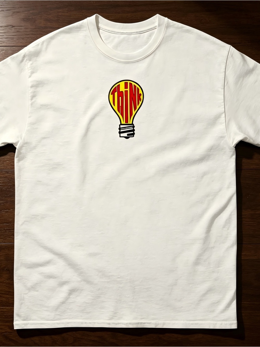 Think Skateboards Lightbulb Graphic T-Shirt WhiteT-shirt Women Men Unisex